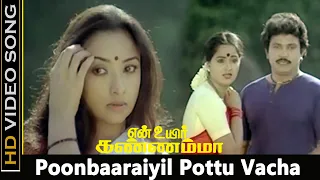 Poonbaaraiyil Pottu Vacha Song | En Uyir Kannamma Movie | Prabhu, Radha | Ilaiyaraaja Hits | HD