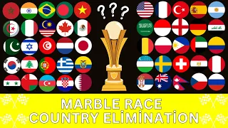 Marble Race League Country Elimination in Algodoo