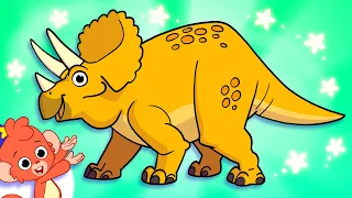 Club Baboo Dinosaurs for Kids | Long Dinosaur Video | T-Rex Spinosaurus Triceratops