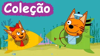 Kid-E-Cats em Portugues | Coleção dos episódios | Desenhos para crianças
