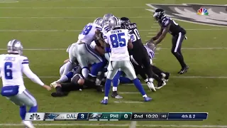 Cowboys Fake Punt to Jeff Heath for First Down (Eagles vs  Cowboys, Week 10)