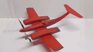 Twin Rubber Powered Free Flight Model