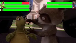 Over The Hedge (2006) Crazy Rabid Squirrel with Healthbars
