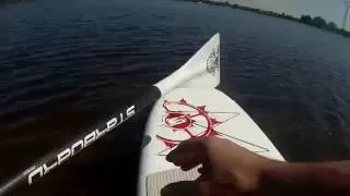 First time SUP boarding with GoPro.