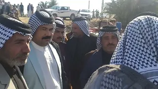 عراضه عشيره ال هذال ال شبل بقياده شيخها الشيخ علي ال عبدالكريم ال زغير ال هذال في مضارب الساده لمدني