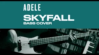 Adele -Skyfall (Bass Cover) / Tabs in Video