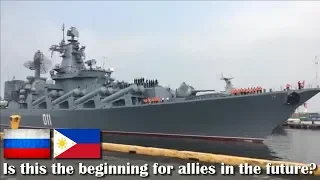 Great, The Russian Pacific Fleet naval group visited the Philippines