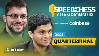 MVL v Nihal | Ex-Blitz Champion v 19 yr Old Indian GM | Speed Chess Championship 2023 QF !coinbase