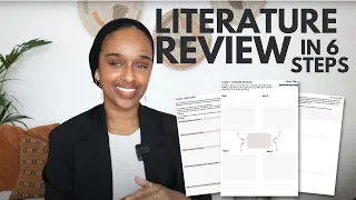 How to write a literature review FAST | EASY step-by-step guide