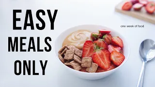 What I eat in a Week! (Vegan & Realistic)