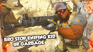 "BRO STOP KNIFING KID, UR GARBAGE!" (Modern Warfare Rage Reactions)