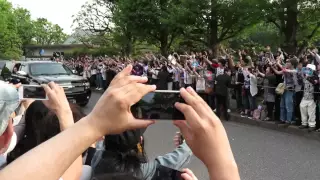 Paul McCartney 武道館到着 2015