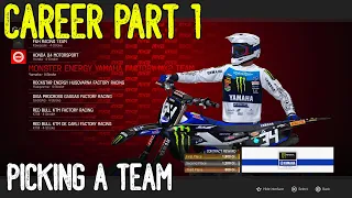 MXGP 2021 Career Mode.PART 1 - PICKING A TEAM