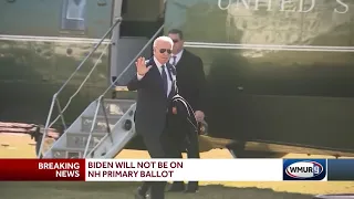 Joe Biden will not appear on 2024 New Hampshire primary ballot