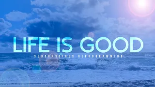 Law of Attraction Affirmations + Binaural HEMISYNC + Life is Good