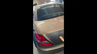 SLK Trunk Lid Strut Replacement