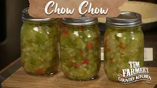CHOW CHOW | Canning End of Garden Relish Like Grandma Makes