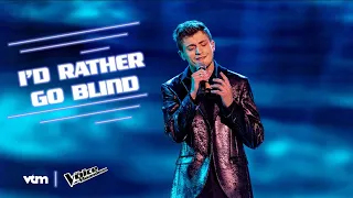 Kobe - 'I'd Rather Go Blind' | Halve finale | The Voice van Vlaanderen | VTM