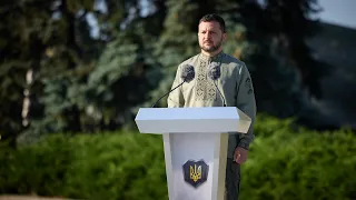 Виступ Зеленського на урочистостях із нагоди Дня Державного прапора України