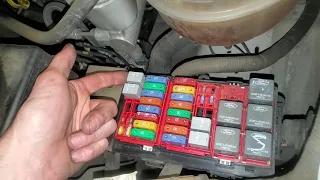 2007 Ford E-350 Fuel Pump Fuse & Relay Location