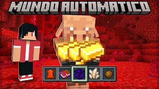 A farm de troca com piglins mais eficiente do minecraft! Mundo automático 2 #10