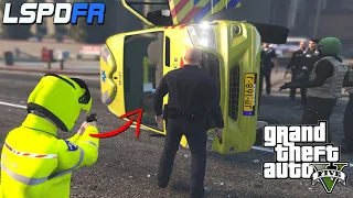 DOORGEDRAAIDE MOTOR AGENT ?! | GTA 5 LSPDFR Nederlandse Politie #3