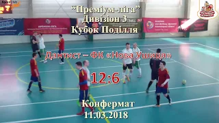 Дантист – ФК «Нова Ушиця» - 12:6, Дивізіон 3, Кубок Поділля