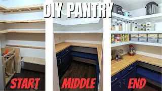 DIY Pantry Makeover | Organize, Modern, Storage, & Ideas