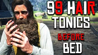 This Is What Happens if you drink 99 Hair Tonics before Bed - RDR2