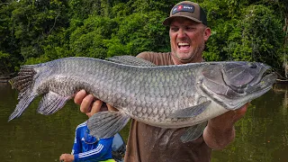 Fishing Lost Rivers for PREHISTORIC WOLF FISH! {Catch Clean Cook} Rewa Eco Lodge, Guyana