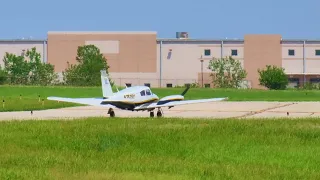 Piper PA-30 Twin Comanche / Lycoming IO-320 Series Takeoff From New Century AirCenter (JCI) - N7515Y