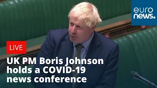 UK PM Boris Johnson holds a COVID-19 news conference | LIVE
