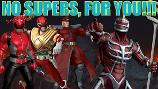 No Supers, FOR YOU!!! | Power Rangers Legacy Wars Challenge