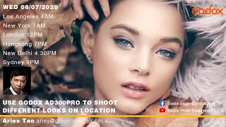 Godox Live: Use Godox AD300Pro to Shoot Different Looks on Location with Aries Tao
