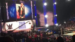 Tyler Breeze live entrance WWE Smackdown 10/27/15