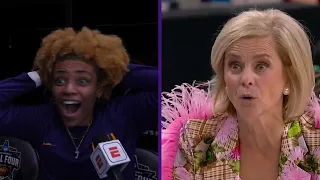 Which LSU player had the best Kim Mulkey impersonation? 🤣