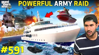 GTA 5 : MOST POWERFUL ARMY RAID ON TREVOR FOR GOLD | GTA 5 GAMEPLAY #591