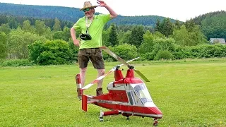 STUNNING AMAZING HUGE RC K-MAX 1200 COAXIAL SCALE MODEL TURBINE HELICOPTER FLIGHT DEMONSTRATION