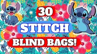 30 STITCH BLIND BAGS!! DISNEY DOORABLES & MORE!! 💙