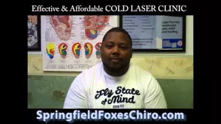 Knee Pain testimonial - Cold Laser & Biomat - Football Player - Springfield IL