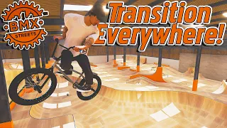 So Much Transition To Ride At Mount Hawke Skatepark | BMX Streets