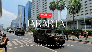 Indonesia Military Parade in Jakarta | 78th Armed Forces day [4K GoPro]