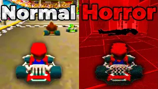 Mario Kart BUT It’s A TERRIFYING Horror Game