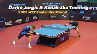 Darko Jorgic & Kanak Jha Training | 2022 WTT Contender Muscat