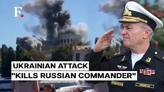 Ukraine Says Russia's Black Sea Fleet Commander Killed In Attack