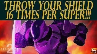 Destiny 2: Throw Your Titan Shield 16 Times Per Super!