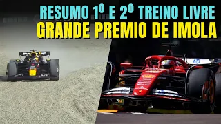 VERSTAPPEN RECLAMA, LECLERC LIDERA E MERCEDES NA FRENTE DA RED BULL - RESUMO TREINO LIVRE DE IMOLA