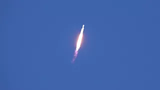 The first Falcon Heavy test from Kennedy Space Centre 6th Feb 2018