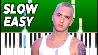 Eminem - Mockingbird - Slow Easy Piano Tutorial