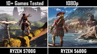 Ryzen 5700G vs 5600G marvels avengers, borderlands 3,  Red dead redemption 2